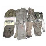 U.S. Army Canvas Gear and Accessories Lot