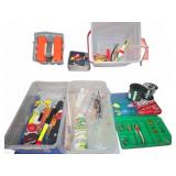 Fishing Tackle Lot with Boxes