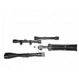 3 Rifle Scopes and 1 Tripod Stand