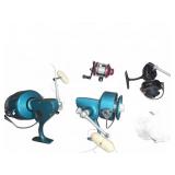 Fishing Reels and Hooks Lot