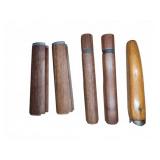 Five Wooden Rifle Handguards
