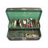 Union Steel Chest Tackle Box with Fishing Lures