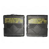 (2) 25mm Cannon Ammo Storage Cans