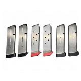 (6) Colt .45 Caliber Magazines