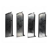 .45 Gov 7-Round Magazines, Set of 4