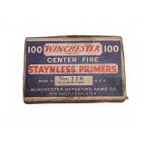 Sealed Box of Winchester Staynless Primers No. 116