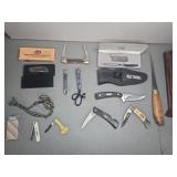 Knives, Compass and Accessories Lot