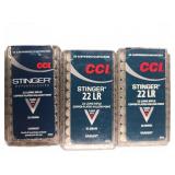 150 Rounds CCI Stinger 22 LR Ammunition