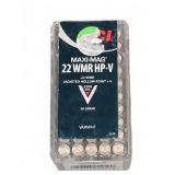 CCI Maxi-Mag 22 WMR HP+V Ammunition, 50 Count