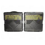 (2) 25mm Cannon Ammo Storage Boxes