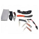 Browning RMEF Knife Lot with Sheaths