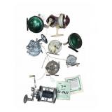 (8) Fishing Reels (Johnson, Pflueger, +)