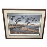"Platte River Honkers" Framed Print by Charlotte