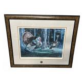 Eddie LeRoy Framed Print "Last Call" 32"x27"