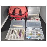 Gander Mtn Tackle Bag with Fishing Lures