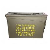 Metal Ammunition Storage Box CAL .30