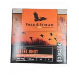 Field & Stream 12GA Steel Shot, 25 Rounds
