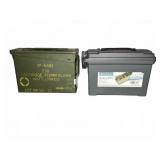 Metal and Plastic Ammo Boxes