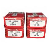 Hornady .375 Lead Balls, Four Boxes