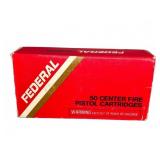 Federal .45 Auto Match 230 Grain Ammo, 50 Rds