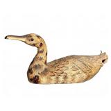 Hand-Carved Wood Duck Decoy