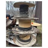 Spools of Steel Cable and Wire
