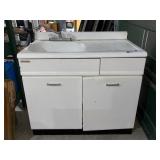 American Standard metal sink cabinet