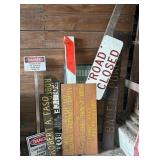 Road and Commemorative Signs Lot