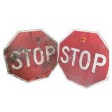 Metal STOP Road Signs