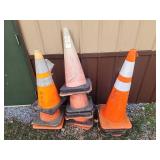 Assorted Traffic Cones