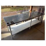 Stainless Steel Work Table with Lower Shelf