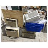Four Window Air Conditioners Mixed Brands