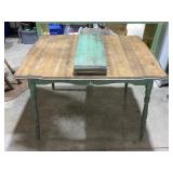 Rustic Farmhouse Table with Three Leaves