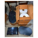 Tork and Uline Dispensers with Toilet Paper