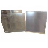 Acrylic Sheet Lot, Most 26"x28"