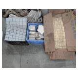 Ceramic and Stone Tile Lot, Largest 24" x 12"