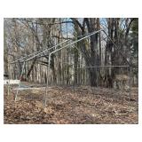 12ï¿½x12ï¿½x93ï¿½ Tent Frame with Canvas Top *See Desc*