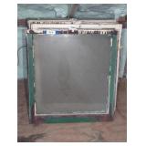 Six Wood and Glass Window Sashes 28" x 30"