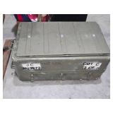 Military Green Metal Storage Case 31x19x13