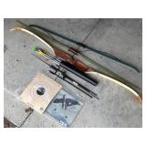 Archery Set with Longbow, Arrows and Targets