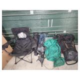 Camping/Hiking Packs and Chairs
