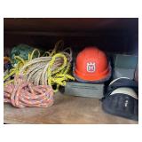 Rope, Husqvarna Safety Helmet, Cargo Net Lot