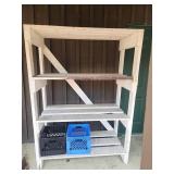 Wooden Shelving Unit 50x22x71 Inches