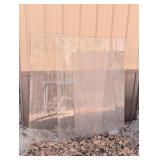 3 Clear Acrylic Sheets 41" x 56"