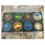 Carved Merit Badge Plaques Set