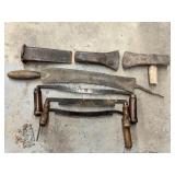 Splitting Heads and Drawknives Assortment