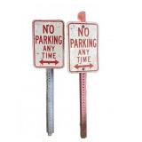 No Parking Metal Signs