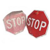 Metal STOP Road Signs