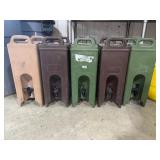 5 Cambro Insulated Beverage Dispensers