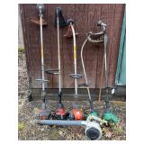 Gas Weed Trimmers and Leaf Blower